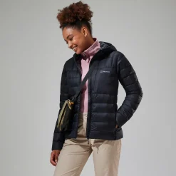 Berghaus Silksworth Daunenjacke mit Kapuze für Damen - Schwarz-Damen Isolierend