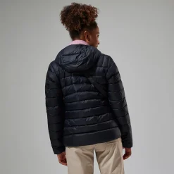 Berghaus Silksworth Daunenjacke mit Kapuze für Damen - Schwarz-Damen Isolierend