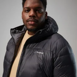 Berghaus Silksworth Daunenjacke mit Kapuze für Herren - Schwarz-Herren Isolierend