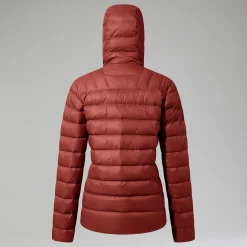 Berghaus Silksworth Daunenjacke mit Kapuze für Damen - Rot-Damen Isolierend