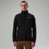 Berghaus Snap-Fleece Felltop Herren-Pullover - Schwarz-Herren Fleece
