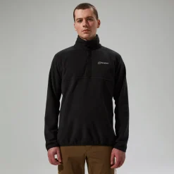 Berghaus Snap-Fleece Felltop Herren-Pullover - Schwarz-Herren Fleece