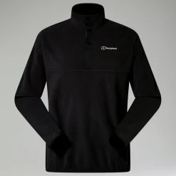 Berghaus Snap-Fleece Felltop Herren-Pullover - Schwarz-Herren Fleece
