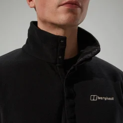 Berghaus Snap-Fleece Felltop Herren-Pullover - Schwarz-Herren Fleece