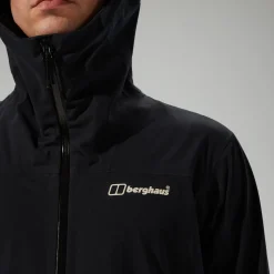 Berghaus Softshell Ridge-Roamer Herren-Jacke - Schwarz-Herren Winddicht