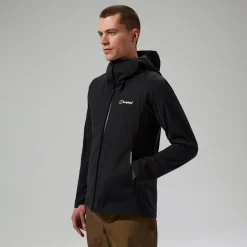 Berghaus Softshell Ridge-Roamer Herren-Jacke - Schwarz-Herren Winddicht