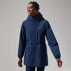 Berghaus Swirlhow Jacken für Damen - Dunkelblau-Damen Wasserdicht