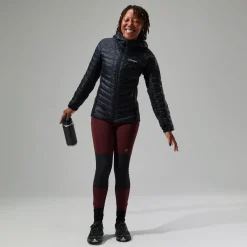 Berghaus Tephra 2.0 Kapuzen-Isolierjacke für Damen Schwarz-Damen Isolierend