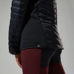 Berghaus Tephra 2.0 Kapuzen-Isolierjacke für Damen Schwarz-Damen Isolierend