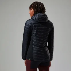 Berghaus Tephra 2.0 Kapuzen-Isolierjacke für Damen Schwarz-Damen Isolierend