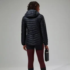 Berghaus Tephra 2.0 Kapuzen-Isolierjacke für Damen Schwarz-Damen Isolierend