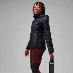 Berghaus Tephra 2.0 Kapuzen-Isolierjacke für Damen Schwarz-Damen Isolierend