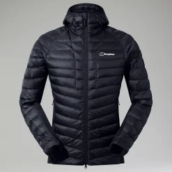 Berghaus Tephra Stretch Reflect 2.0 Hoodie für Herren - Schwarz-Herren Isolierend