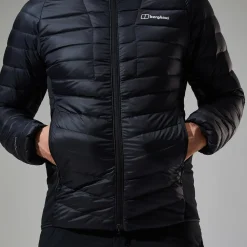 Berghaus Tephra Stretch Reflect 2.0 Hoodie für Herren - Schwarz-Herren Isolierend