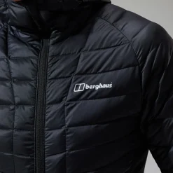 Berghaus Tephra Stretch Reflect 2.0 Hoodie für Herren - Schwarz-Herren Isolierend