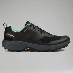 Berghaus Trailway Active Gore-Tex Schuhe für Damen - Schwarz/Grün-Damen Wanderschuhe