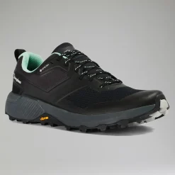 Berghaus Trailway Active Gore-Tex Schuhe für Damen - Schwarz/Grün-Damen Wanderschuhe