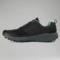 Berghaus Trailway Active Gore-Tex Schuhe für Damen - Schwarz/Grün-Damen Wanderschuhe
