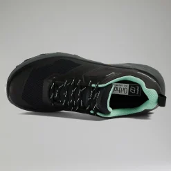 Berghaus Trailway Active Gore-Tex Schuhe für Damen - Schwarz/Grün-Damen Wanderschuhe
