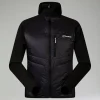 Berghaus Trawden Hybrid-Kapuzenjacke für Herren - Schwarz-Herren Hoodies Und Sweatshirts
