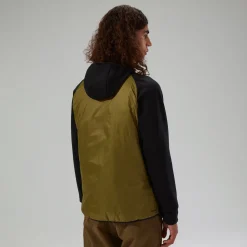 Berghaus Trawden Hybrid-Kapuzenjacke für Herren - Grün/Schwarz-Herren Hoodies Und Sweatshirts