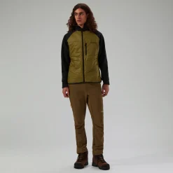 Berghaus Trawden Hybrid-Kapuzenjacke für Herren - Grün/Schwarz-Herren Hoodies Und Sweatshirts