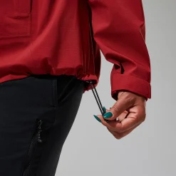 Berghaus Truda Flex Waterproof Jacke für Damen - Dunkelrot-Damen Wasserdicht