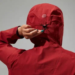 Berghaus Truda Flex Waterproof Jacke für Damen - Dunkelrot-Damen Wasserdicht