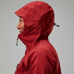 Berghaus Truda Flex Waterproof Jacke für Damen - Dunkelrot-Damen Wasserdicht