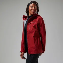 Berghaus Truda Flex Waterproof Jacke für Damen - Dunkelrot-Damen Wasserdicht