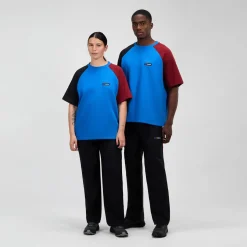 Berghaus Unisex Storm 25 Kurzarm Shirt - Blau/Rot-Damen T-shirts | T-shirts