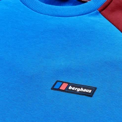 Berghaus Unisex Storm 25 Kurzarm Shirt - Blau/Rot-Damen T-shirts | T-shirts