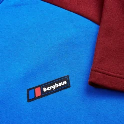 Berghaus Unisex Storm 25 Kurzarm Shirt - Blau/Rot-Damen T-shirts | T-shirts