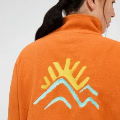 Berghaus Unisex Sunned Peak Interactive Fleece - Orange-Herren Fleece