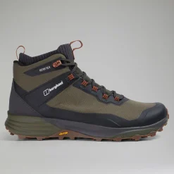 Berghaus VC22 Mid GTX Wanderschuhe für Herren - Dunkelbraun/Dunkelgrün-Herren Wanderstiefel