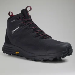 Berghaus VC22 Mid GTX Wanderschuhe für Herren - Schwarz/Rot-Herren Wanderstiefel