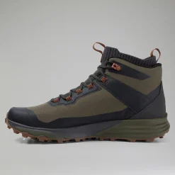 Berghaus VC22 Mid GTX Wanderschuhe für Herren - Dunkelbraun/Dunkelgrün-Herren Wanderstiefel