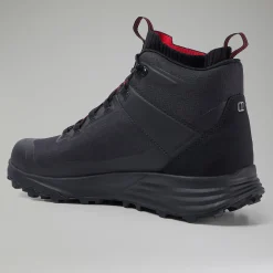 Berghaus VC22 Mid GTX Wanderschuhe für Herren - Schwarz/Rot-Herren Wanderstiefel