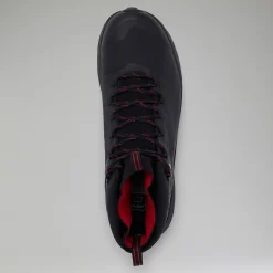 Berghaus VC22 Mid GTX Wanderschuhe für Herren - Schwarz/Rot-Herren Wanderstiefel