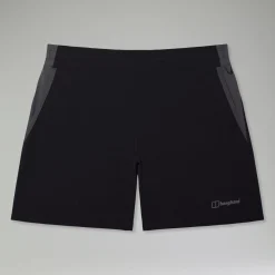 Berghaus Wandermoor Wind Damen-Shorts Schwarz/Grau-Damen Shorts