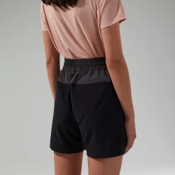 Berghaus Wandermoor Wind Damen-Shorts Schwarz/Grau-Damen Shorts