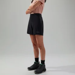 Berghaus Wandermoor Wind Damen-Shorts Schwarz/Grau-Damen Shorts