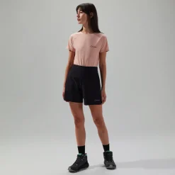 Berghaus Wandermoor Wind Damen-Shorts Schwarz/Grau-Damen Shorts
