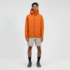 Berghaus Wasserdichte Arnaby Herren-Kapuzenjacke - Orange-Herren Wasserdicht | Herren Leichte