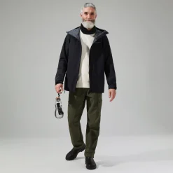 Berghaus Wasserdichte Arnaby Herren-Kapuzenjacke Schwarz-Herren Wasserdicht | Herren Leichte