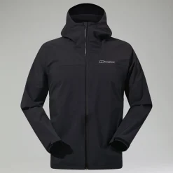 Berghaus Wasserdichte Arnaby Herren-Kapuzenjacke Schwarz-Herren Wasserdicht | Herren Leichte