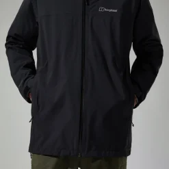 Berghaus Wasserdichte Arnaby Herren-Kapuzenjacke Schwarz-Herren Wasserdicht | Herren Leichte