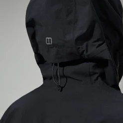 Berghaus Wasserdichte Arnaby Herren-Kapuzenjacke Schwarz-Herren Wasserdicht | Herren Leichte
