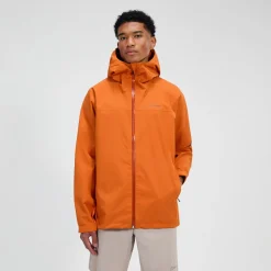 Berghaus Wasserdichte Arnaby Herren-Kapuzenjacke - Orange-Herren Wasserdicht | Herren Leichte