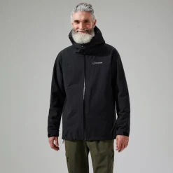 Berghaus Wasserdichte Arnaby Herren-Kapuzenjacke Schwarz-Herren Wasserdicht | Herren Leichte